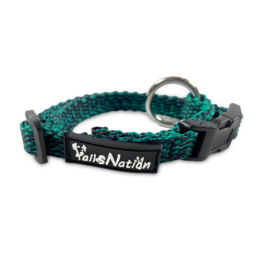 Tails Nation Dark Green Super Comfy Melange Collar for your Pooch