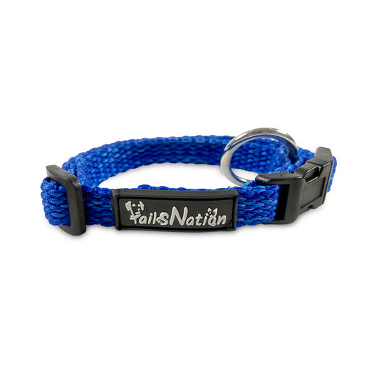 Tails Nation Blue Super Comfy Melange Collar for your Pooch