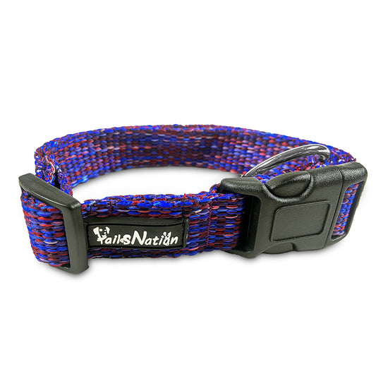 Tails Nation Purple Super Comfy Melange Collar for your Pooch