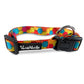 Tails Nation Digital Printed  Regular Hexagon Collar For Your Furry Friend