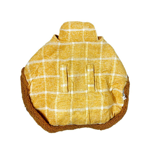 Tails Nation Checker HodgePodge Coat Golden Dream | Warm and Stylish