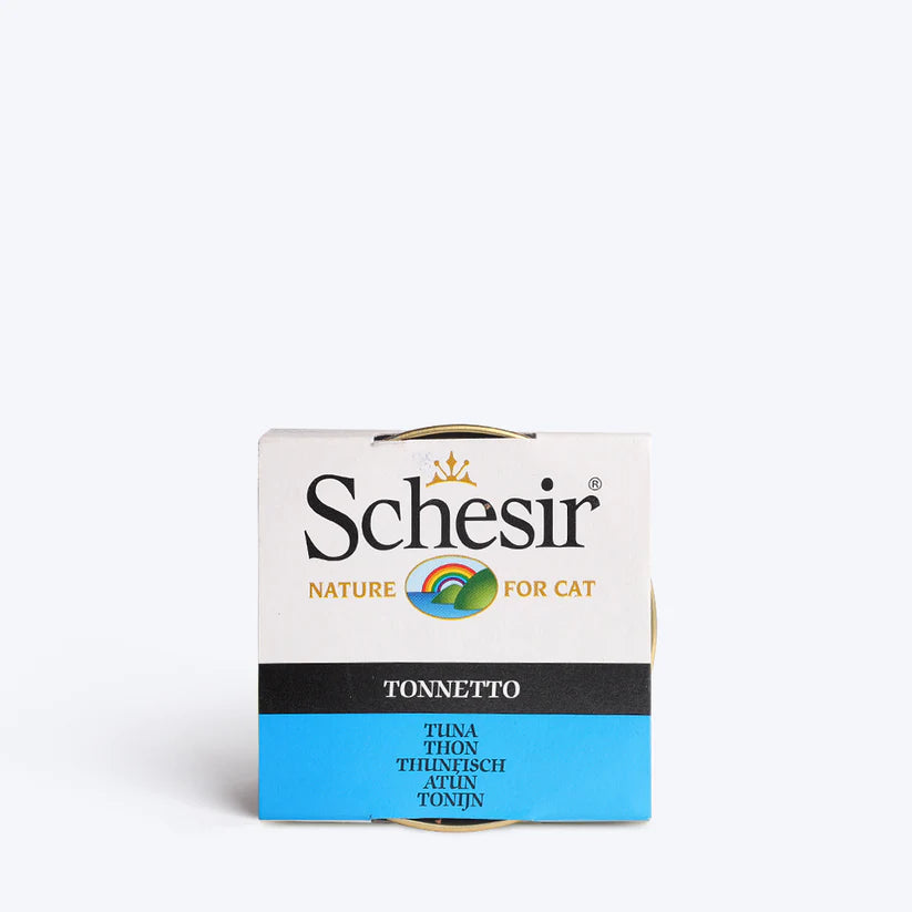 Schesir Tuna Whole Meat & Rice in Jelly Adult Cat Wet Food 85g