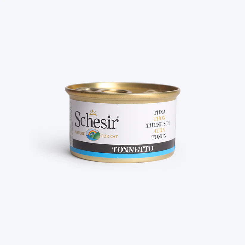 Schesir Tuna Whole Meat & Rice in Jelly Adult Cat Wet Food 85g