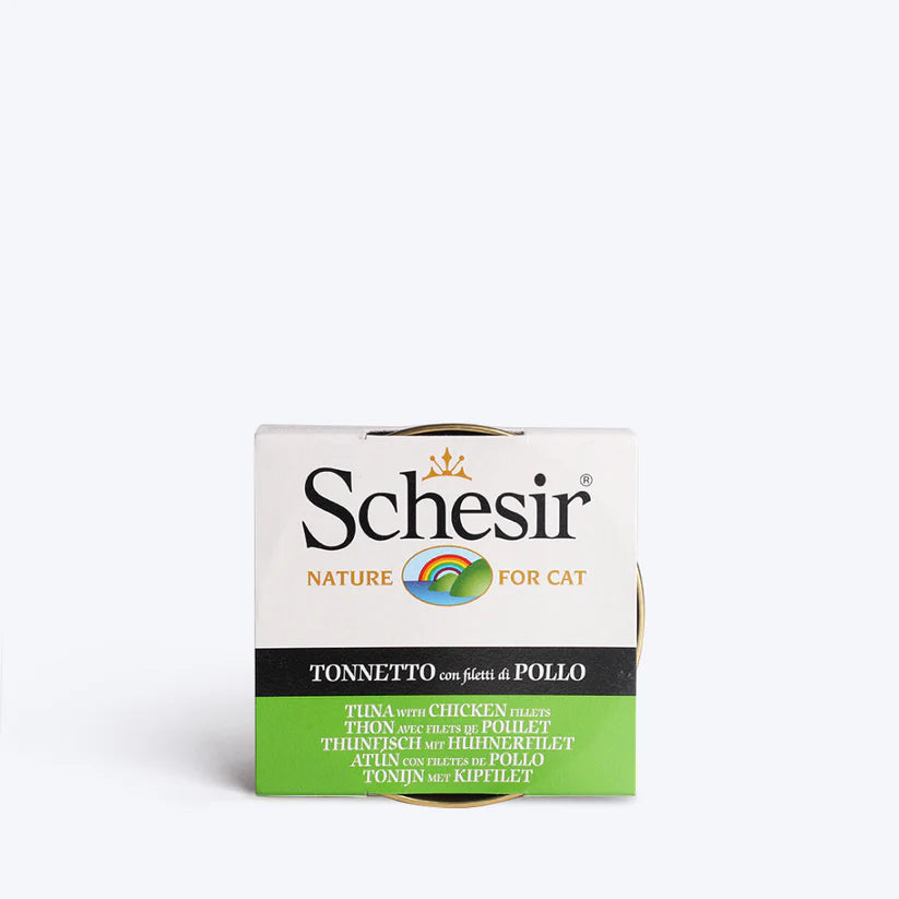 Schesir Tuna With Chicken Fillet Wet Cat Food 85g
