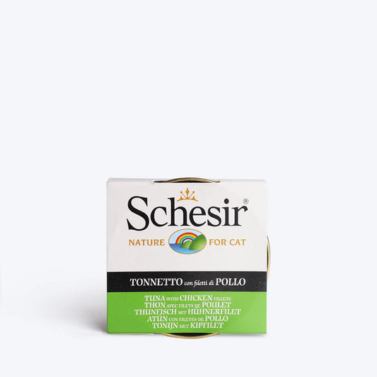 Schesir Tuna With Chicken Fillet Wet Cat Food 85g