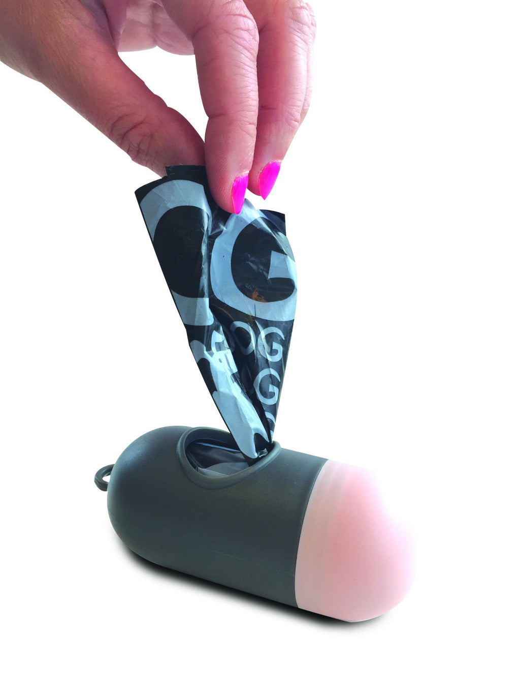 M-PETS_10100108_Dog Waste Bag Dispenser pink with bag