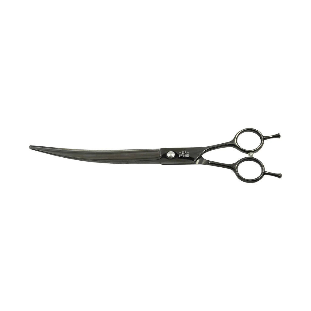 Kiss Grooming Swan Curved Scissors Size 8.5 For Pets