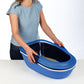 Trixie-Berto-Litter-Tray-with-Three-Part-Separating-System-Blue-7
