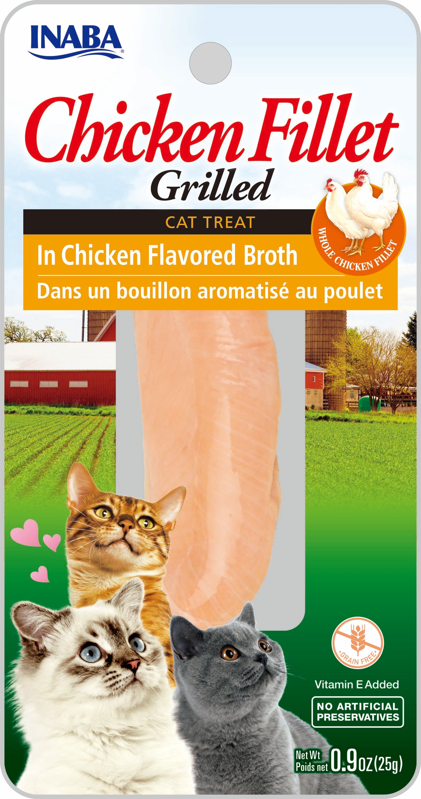 Inaba Grilled Chicken Fillet in Chicken Broth Treat For Cat 25g