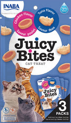 Inaba Juicy Bites Chicken & Tuna Flavor Grain Free Treat For Cats