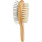 Trixie Brush Double Sided Bamboo/ Natural & Wire Bristles 6 X 22 cm