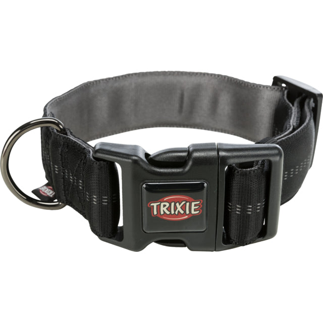 Trixie Softline Elegant Collar Extra Wide Black / Graphite