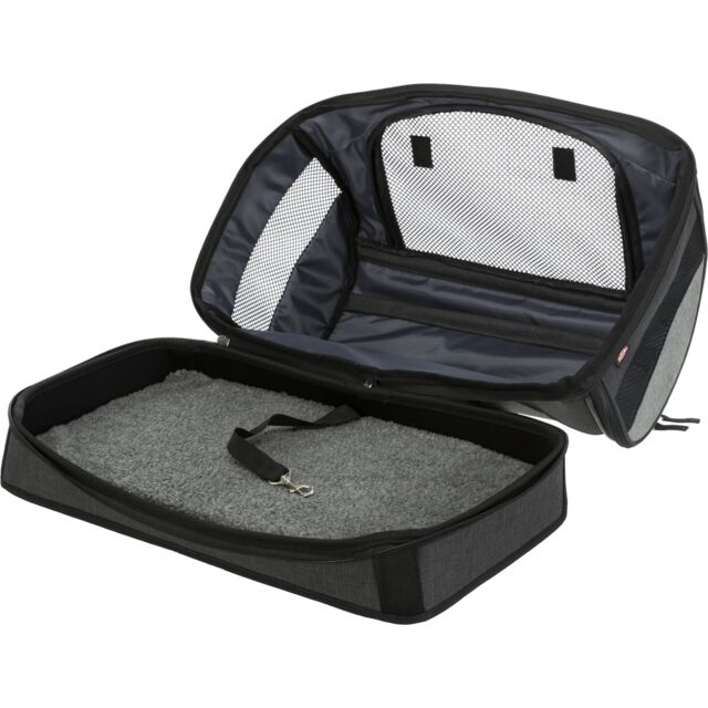 Trixie Holly Carrier Travel Bag for Dogs & Cats | Black / Grey | Size: 30x30x50cm l Holds up to 10kg