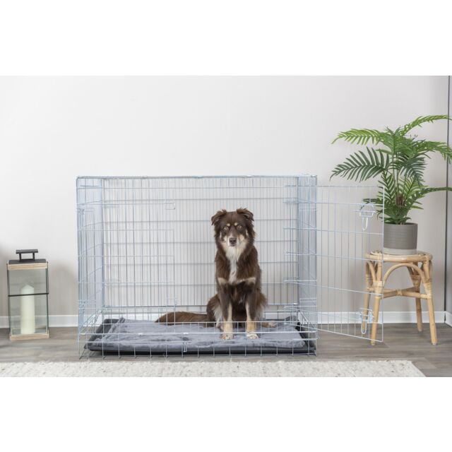 Trixie Home Kennel Crate Cage Wire Mesh with Two Doors For Dogs