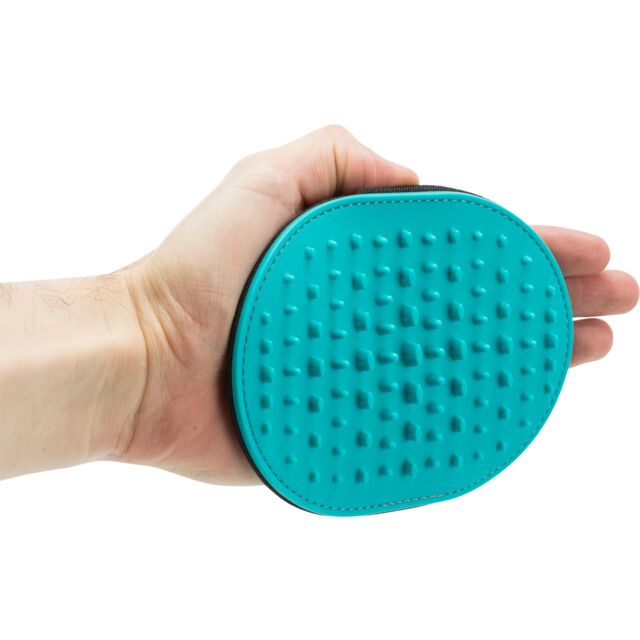 Trixie Massage Brush Polyester/ Silicone For Dogs 11 X 14 cm